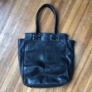 black leather rag&bone bag.